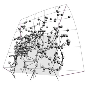 finite element from mouse cortex filled with abstract neural network